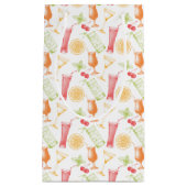 Sketched Cocktail Pattern Klein Cadeauzakje (Voorkant)