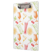 Sketched Cocktail Pattern Klembord (Links)