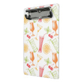 Sketched Cocktail Pattern Mini Klembord (Angled2)