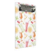 Sketched Cocktail Pattern Mini Klembord (Schuin)