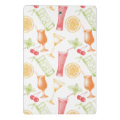 Sketched Cocktail Pattern Mini Klembord (Achterkant)