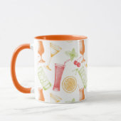 Sketched Cocktail Pattern Mok (Links)