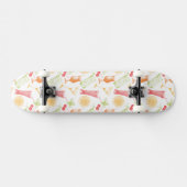 Sketched Cocktail Pattern Persoonlijk Skateboard (Horizontaal)