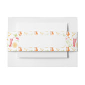 Sketched Cocktail Pattern Uitnodigingen Wikkel (Voorkant Voorbeeld)