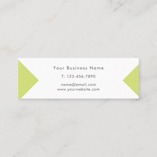 Sketched Dahlia Botanical Simple Elegant Mini Visitekaartje (Achterkant)