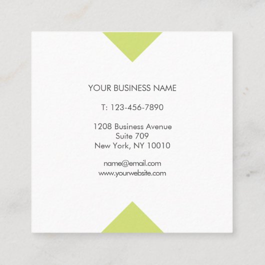 Sketched Dahlia Botanical Simple Elegant Vierkante Visitekaartje (Achterkant)