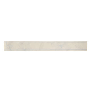 Sketched Dogwood Branches Parchment Satijnen Lint