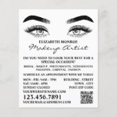 Sketched Eyes, Makeup Artist Adverteren Flyer (Voorkant)