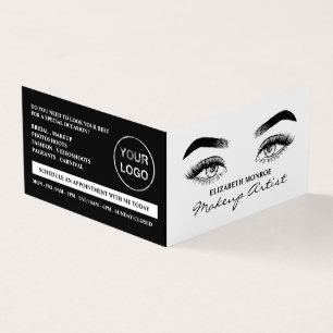Sketched Eyes, Makeup Artist, Loyalty Card Visitekaartje