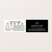 Sketched Eyes, Makeup Artist, Loyalty Card Visitekaartje (Binnenkant ongevouwen)