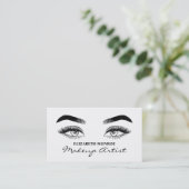Sketched Eyes, Makeup Artist Visitekaartje (Staand voorkant)
