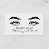 Sketched Eyes, Makeup Artist Visitekaartje (Voorkant)
