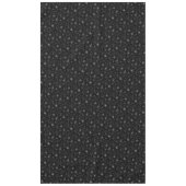 Sketched Floral contour Pattern Grey/Blk ID939 Tafelkleed (Voorkant)