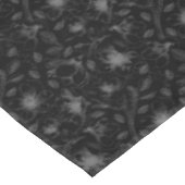 Sketched Floral contour Pattern Grey/Blk ID939 Tafelkleed (Gekanteld)
