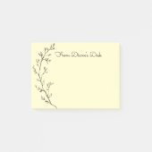 Sketched Floral Design Post-it® Notes (Voorkant)