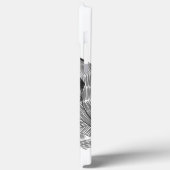 Sketched girl iPhone pro 13 Max  hoesje (Achterkant / Links)