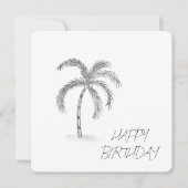 Sketched Greeting Card Black and White Kaart (Voorkant)