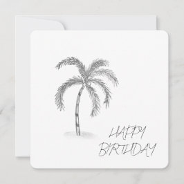 Sketched Greeting Card Black and White Kaart