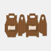 Sketched Halloween Pumpkin Bedankdoosjes (Uitgevouwen)