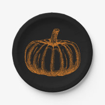Sketched Halloween Pumpkin