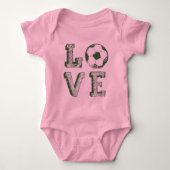 Sketched Love Soccer Romper (Voorkant)