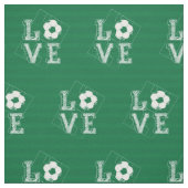 Sketched Love Soccer Stof (Swatch)