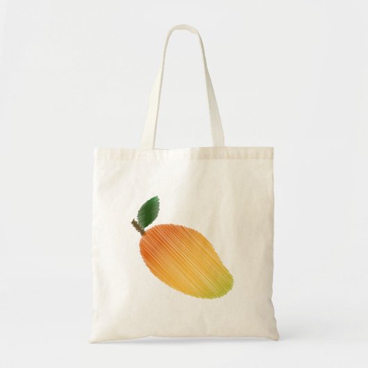 Sketched Mango Illustration Tote Bag (Voorkant)