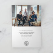 Sketched Pine | Logo- en fotobedrijf Feestdagen Kaart (Binnen)