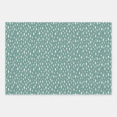 Sketched Pine Trees Coordinating Holiday Inpakpapier Vel (Voorkant)