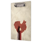 Sketched Scribble Heart Klembord (Links)