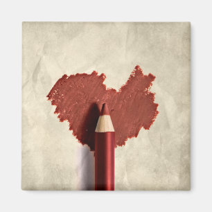 Sketched Scribble Heart Magneet