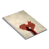 Sketched Scribble Heart Notitieboek (Rechterzijde)