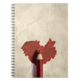 Sketched Scribble Heart Notitieboek