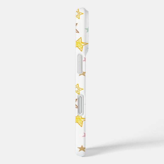 Sketched Stars Pattern Case-Mate iPhone Case (Achterkant / Rechts)