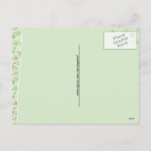 sketched stocking Pink Christmas Feestdagenkaart (Achterkant)