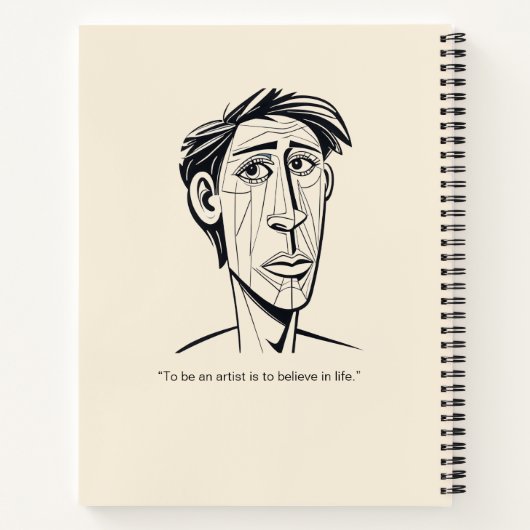 Sketches and Scribbles Notebook Notitieboek (Achterkant)