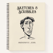 Sketches en Scribbles Notitieboek (Voorkant)
