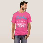 Sketching is mijn Cardio Funny Artist Gift Shirt (Voorkant volledig)