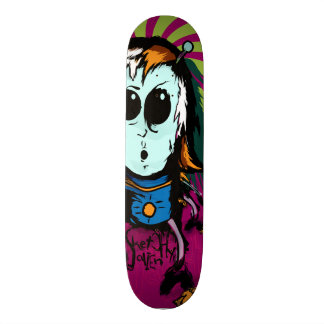 Sketchy Alien bestaat en leeft op uw Schaats dek Persoonlijk Skateboard