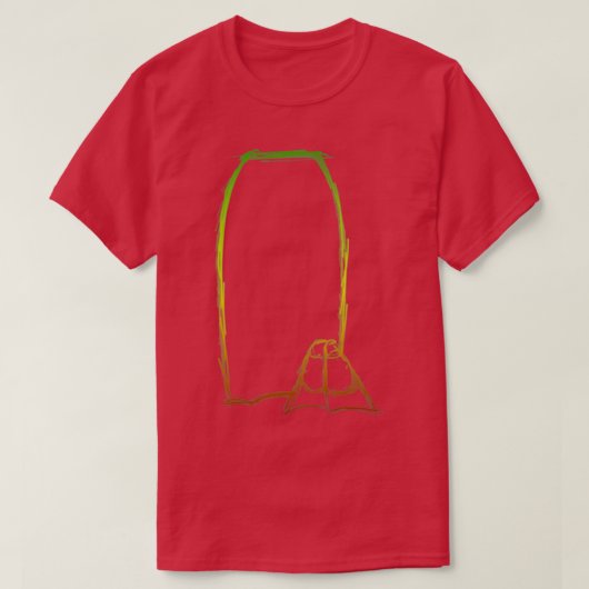 Sketchy Bodyboard amp Fins Rasta T-shirt (Design voorkant)