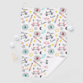 Sketchy Cats Golfhanddoek (Insitu)