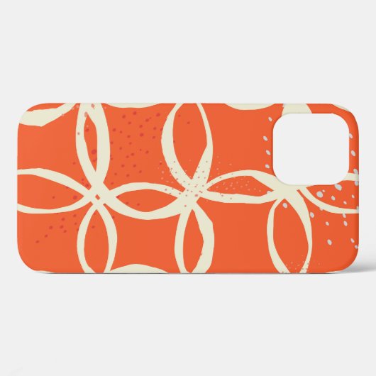 Sketchy Circles Trendy naadloos design Case-Mate iPhone Case (Achterkant (horizontaal))