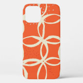 Sketchy Circles Trendy naadloos design Case-Mate iPhone Case (Achterkant)