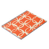 Sketchy Circles Trendy naadloos design Notitieboek (Linkerzijde)