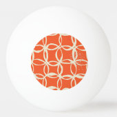 Sketchy Circles Trendy naadloos design Pingpongbal (Voorkant)