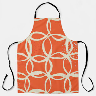 Sketchy Circles Trendy naadloos design Schort