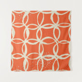 Sketchy Circles Trendy naadloos design Wandkleed (Voorkant (horizontaal))