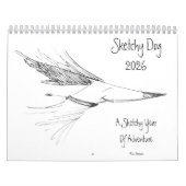 Sketchy Dog Adventures Muurkalender 2025 Kalender (Hoes)