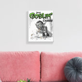 Sketchy Just Goblin’ Snoep Canvas Afdruk (Insitu (Woonkamer))