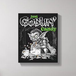 Sketchy Just Goblin’ Snoep voor Darker Items Canvas Afdruk